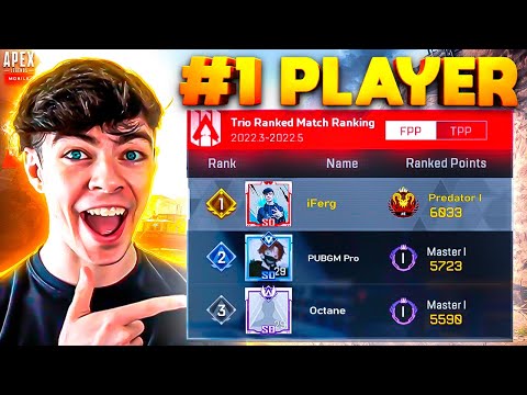 HOW I BECAME THE #1 PLAYER IN APEX LEGENDS MOBILE…