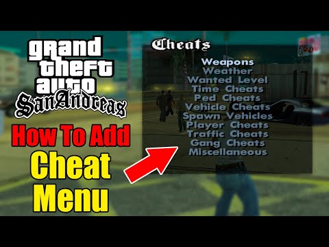 How to Add Cheat Menu in GTA San Andreas PC