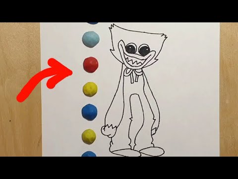 How to draw HUGGY WUGGY | Poppy PlayTime | FNF