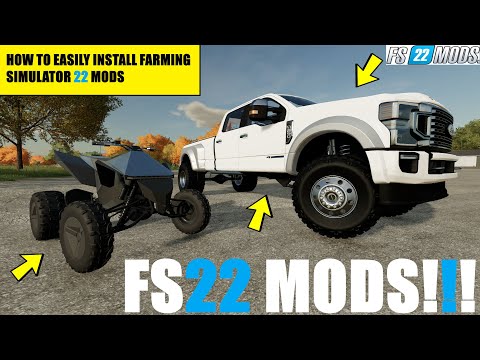 How To Easily Install Mods Into Farming Simulator 22 | #FS22Mods #FarmingSimulator22