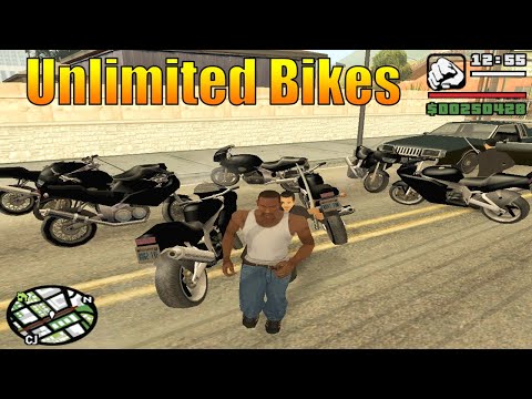 How to Get Unlimited Bikes With Cheat Code in GTA San Andreas