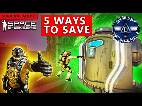 How to Save Your Character – Respawn / Survival Kit / Cryopod – Space Engineers – Captain Collins