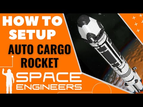 How to set up the auto cargo rocket? – tutorial || Space Engineers
