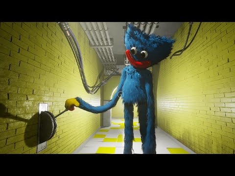 Huggy Wuggy returns as friend and helps you – Poppy Playtime: Chapter 2