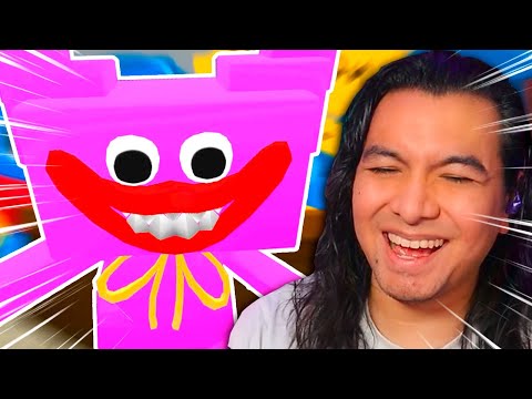 HUGGY WUGGY ROSADO Y CUADRADO ME PERSIGUE ENFADADO BLUE MONSTER ESCAPE COPIAS DE POPPY PLAYTIME