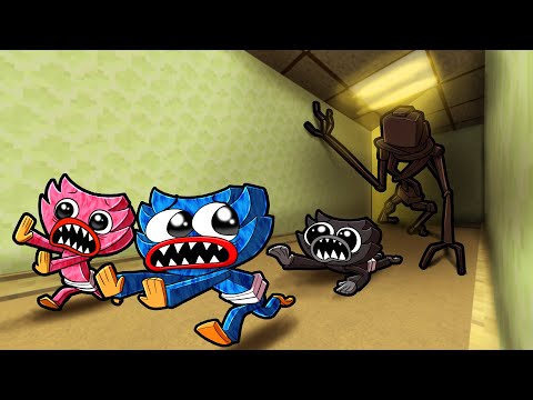 Huggy Wuggy TRAPPED in the Backrooms… (Minecraft)