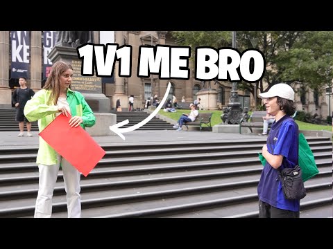 i challenge STRANGERS to a game of Fortnite!