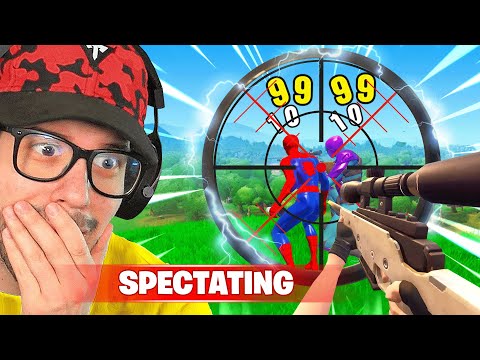 I SPECTATED SOLOS AND SAW THE BEST BATTLE IN FORTNITE!
