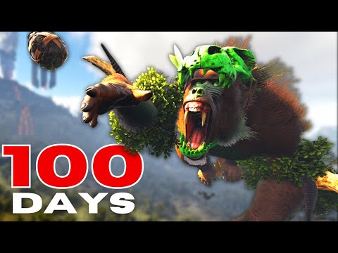 I Spent 100 Days on Lost Island in Ark Survival Evolved – Here's How It Went
