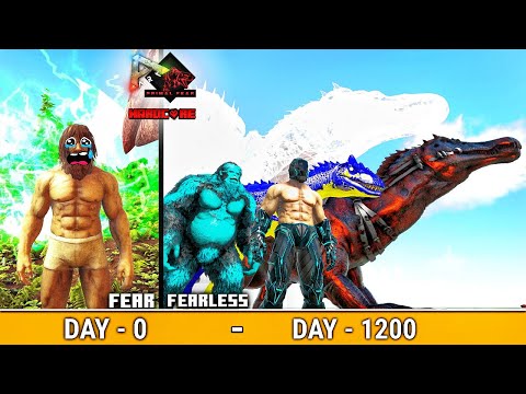 I Survive 1200 Days in Impossible Hardcore Primal Fear + ARK Eternal : ARK 1200 Days Survival -Hindi