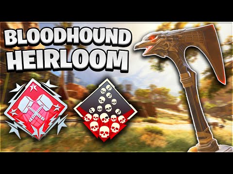 I UNLOCKED BLOODHOUND'S HEIRLOOM AND DROPPED 20 KILLS! | Apex Legends Season 12