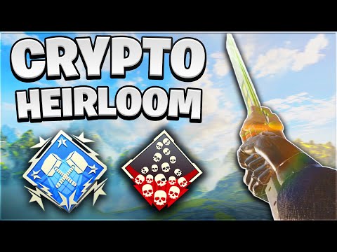 I UNLOCKED CRYPTO'S HEIRLOOM AND DROPPED 20 KILLS? | Apex Legends Season 12
