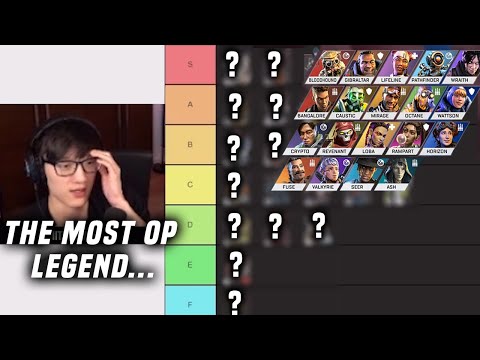 iiTzTimmy ranks the legends in Apex Legends & explains legend abilities (tier list)