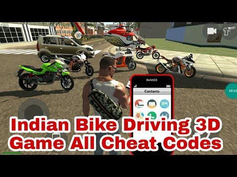 Indian Bike Driving 3D All New Bike Cheat Codes 2021 | Indian Bike Driving 3D Game All Cheat Codes