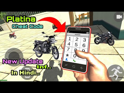 Indian Bike Driving 3D New Update! Platina Cheat Code In Hindi! Best Offline Game! shiva gaming