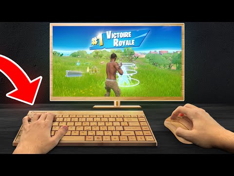 J'ai testé un CLAVIER en BOIS sur Fortnite… (ça existe vraiment)