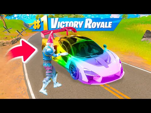 J'AI TROUVÉ la VOITURE la PLUS RARE de FORTNITE Battle Royale