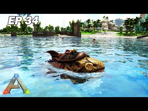 Je capture mon premier Dunkleosteus ! Ark Survival Evolved Ep34 Arkfaxia S3
