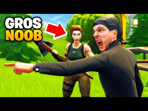Je COACH le Plus GROS NOOB pour qu'il DEVIENNE PRO sur Fortnite !