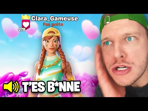 Je me Fais Passer pour UNE FILLE sur Fortnite et On M'a DRAGUÉ ! (Je suis choqué)