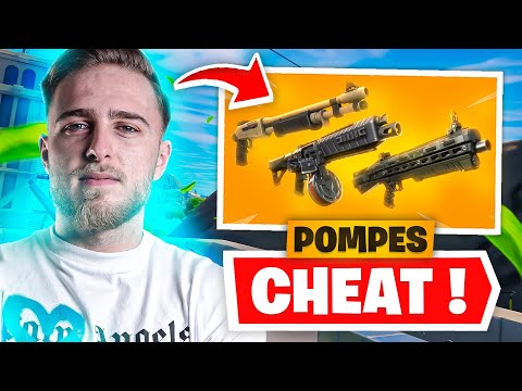 JE TESTE LES NOUVEAUX POMPES DE FORTNITE (c'est trop cheaté)