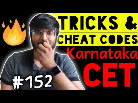 Karnataka CET 2021🔥🔥🔥| Best Tricks for KCET 2021 Examination 🤩🙌| Tricks & Cheat Codes #152 #kcet2021