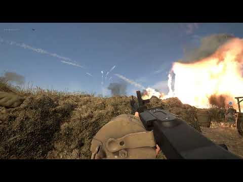 Katyusha rocket strike hits Kursk trenchline – Hell Let Loose