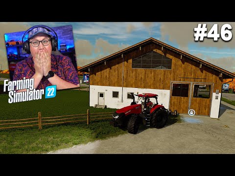 KOEIENSCHUUR VAN €100.000 BOUWEN! // Farming Simulator 22 #46 (Nederlands)