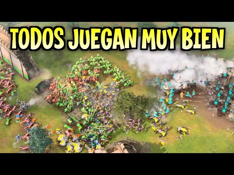 La PARTIDA MÁS BRUTAL de AGE OF EMPIRES 4 – 8 JUGADORES