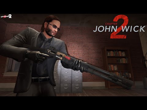 Left 4 Dead 2 TTI Benelli M4 Super 90 John Wick Chapter 2 Gun (Autoshotgun) – 8sianDude – Gameplay