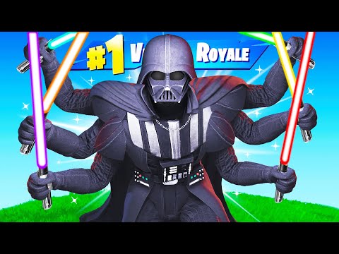 LIGHTSABER *ONLY* CHALLENGE in Fortnite!
