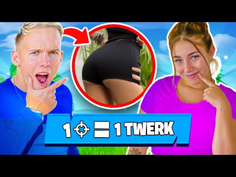 MA COPINE TWERK A CHAQUE KILL SUR FORTNITE !