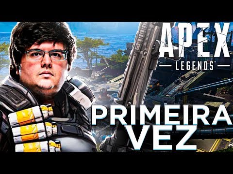 MINHA PRIMEIRA PARTIDA NO APEX LEGENDS