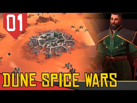 Mistura de RTS com 4X Estilo Civilization SCIFI – Dune Spice Wars #01 [Gameplay PT-BR]
