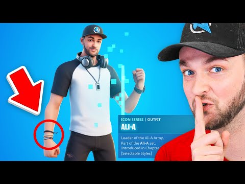MY ICON SKIN *SECRET*! (Ali-A Fortnite Skin)