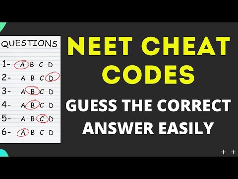 NEET CHEAT CODES || HOW TO GUESS ANSWERS CORRECTLY IN NEET || BEST WAY TO STUDY
