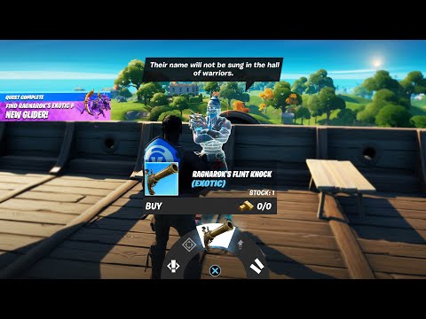 New *EXOTIC WEAPON* UPDATE in FORTNITE! (LIVE)