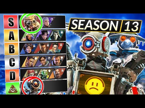 NEW LEGENDS Tier List for SEASON 13 – BEST and WORST Legends to MAIN – Apex Legends Guide