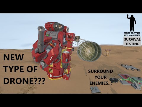New Type of Minefield Drone??? – Space Engineers Testing