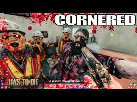NO WAY OUT but DEATH | 7 Days to Die Alpha 20 Gameplay | Part 23