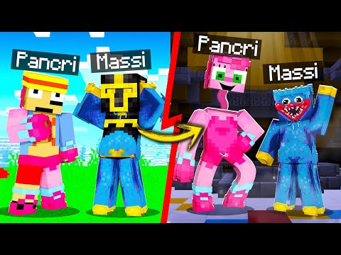 NOS CONVERTIMOS EN HUGGY WUGGY Y MOMMY LONG LEGS EN MINECRAFT 😱