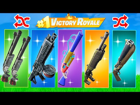 NOUVEAU POMPE ALÉATOIRE CHALLENGE pour TOP1 sur FORTNITE !