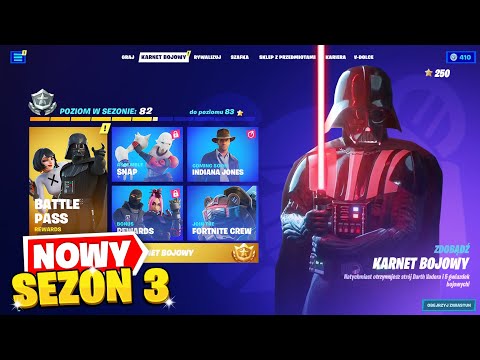*NOWE* Fortnite SEZON 3 – KARNET BOJOWY, NARUTO + WIĘCEJ!
