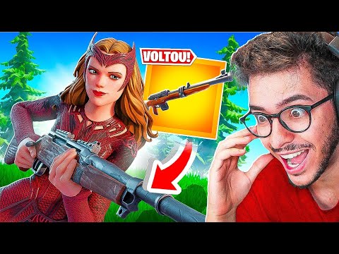 O RIFLE DE CAÇA VOLTOU AO FORTNITE!!