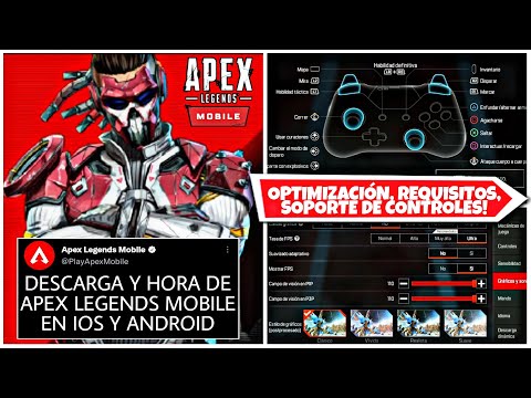 OPTIMIZACION, REQUISITOS, DESCARGA Y HORA DEL LANZAMIENTO GLOBAL DE APEX LEGENDS MOBILE