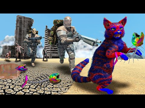 Os Peixes do Lago Estão Acabando e Querem Comer o Gato Domestico na Trairagem! ARK ANIMAL