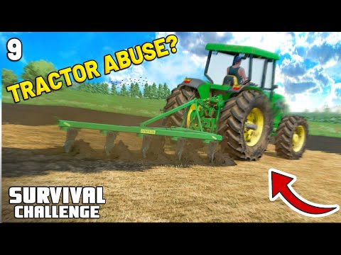 OVERSIZE PLOUGH! A NEW CROP IN TODAY? | Survival Challenge | Farming Simulator 22 – EP 9
