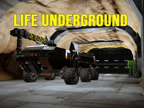 PLAYERS Spend 2 Weeks Underground Server Tour – Space Engineers