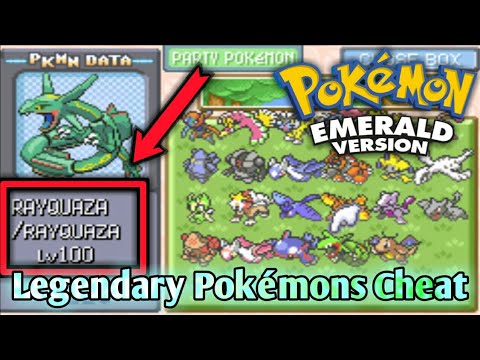 Pokémon Emerald Legendry Pokémon Cheats || Pokémon Emerald Legendry Pokémon Cheat Code