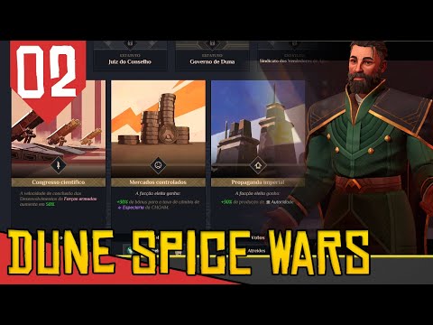 POLITICAGEM no Conselho de Landsraad – Dune Spice Wars #02 [Gameplay PT-BR]